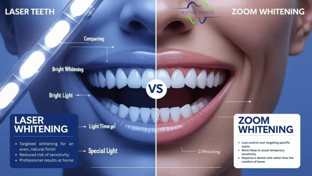 Laser Teeth Whitening vs. Zoom Whitening Brackley